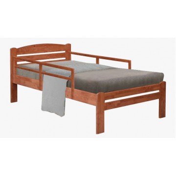 Wooden Bed WB1045C (With Side Railing)